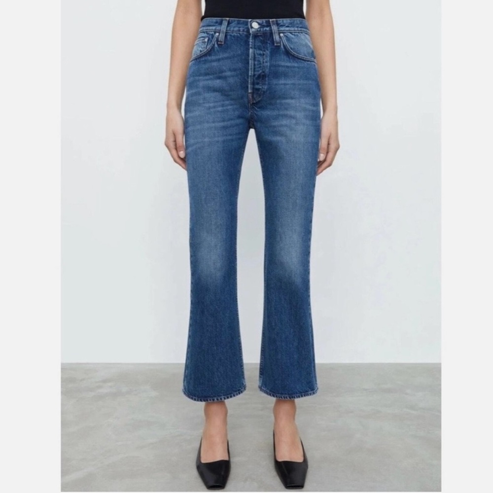 toteme Cropped Kick Denim